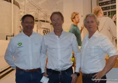 Mark van Gijzen, Pieter Jan Robbemont en Philip Eekma bemandden de stand van Enthoven Techniek en Patron Agri Systems.